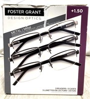 Foster Grant Design Optics Glasses +1.50
