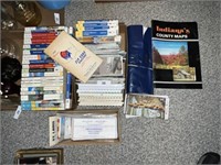 Large Quantity of Maps, Travel Books &