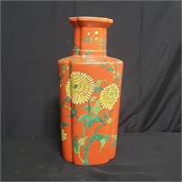 Handpainted Chinese floral vase