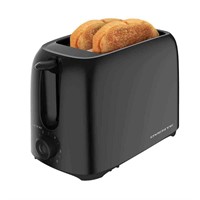 700-Watt 2-Slice Black Bread Toaster