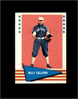 1961 Fleer #141 Billy Sullivan EX-MT to NRMT+