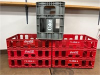 Coca-Cola Coke Plastic Crate Lot