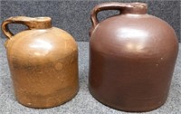 (2) Red Wing Bottom-Signed Stoneware Jugs