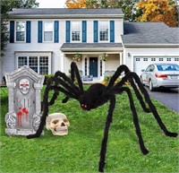 (New black - 50") Giant Spider Halloween