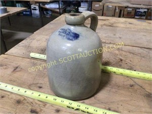 Antique 1 gallon crock jug, excellent,