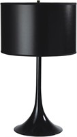 HV TLAMP 6271BK Painted Base with Paper Shade Tabl