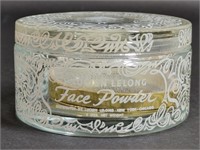 Lucien Lelong Face Powder Empty Glass Jar