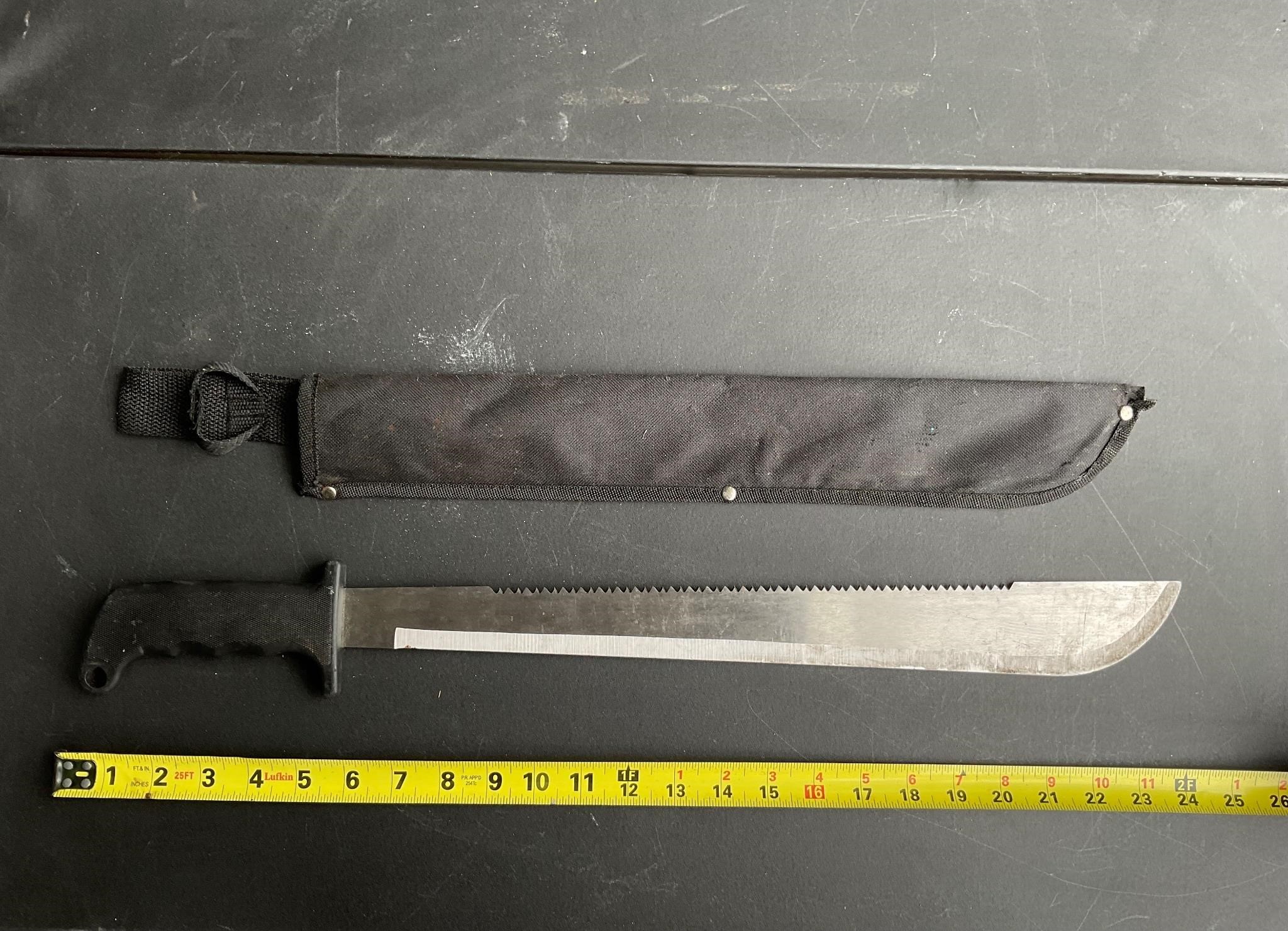 Machete knife and cover/case