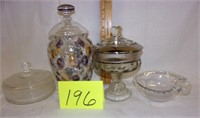 small compote/bubble vase/powder jar/etc