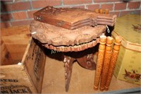 INDIAN CARVED WOODEN TABLES