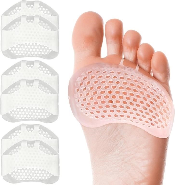 (N) Metatarsal pads for women 6pack, forefoot sili