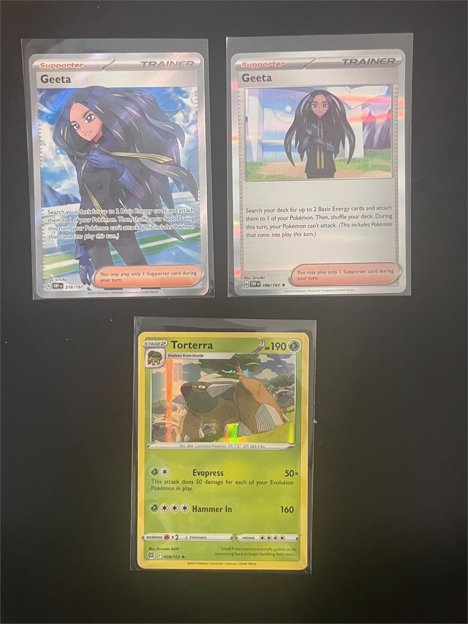 Pokemon Cards Geeta Torterra