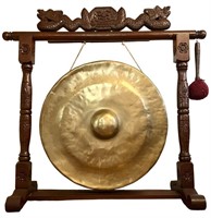 Ornate Gong & Mallet