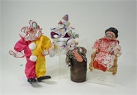 Comical Nostalgic Clown Figurines