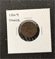 1864 Bronze 1 Cent
