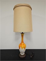 MCM Drip Glaze Table Lamp- Huge