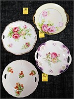 (4) China Double Handle Plates Consisting of (2)