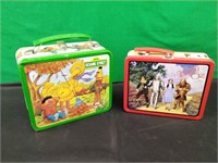 2 METAL LUNCH BOXES