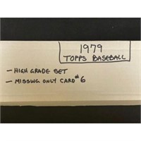 1979 Topps Baseball Complete Set High Grade
