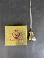 Premier Designs Pear Compact Perfume with Chain