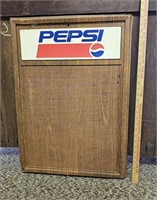 Vintage Pepsi Plastic Letter Board- Has Cracks On