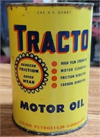 TRACTO MOTOR OIL FULL TIN CAN