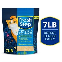 7 lbs  Fresh Step Crystals Health Monitoring Cat L