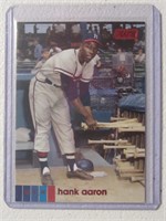 2020 STADIUM CLUB HANK AARON RED FOIL BRAVES