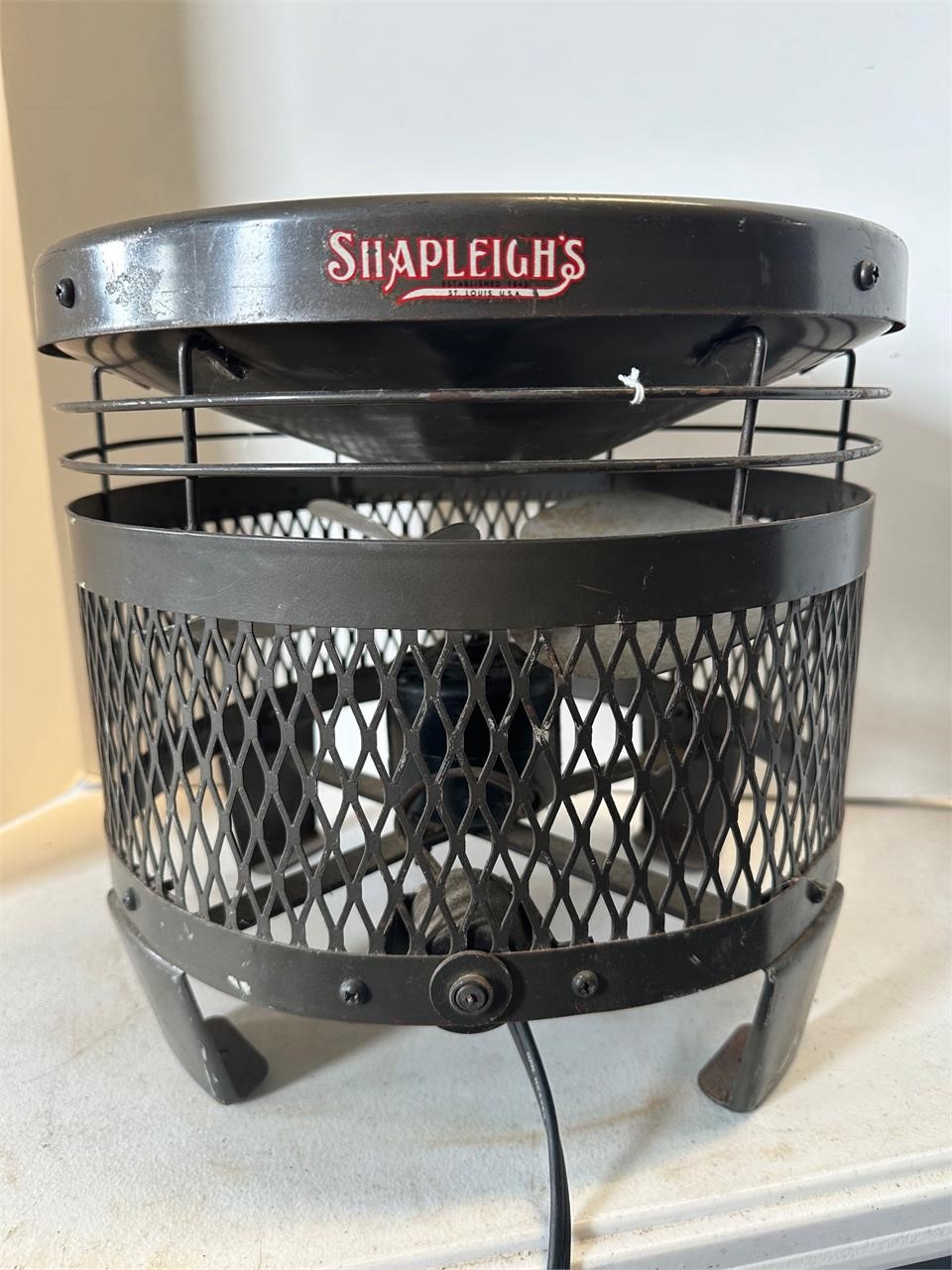 Antique Shapleigh's electric fan