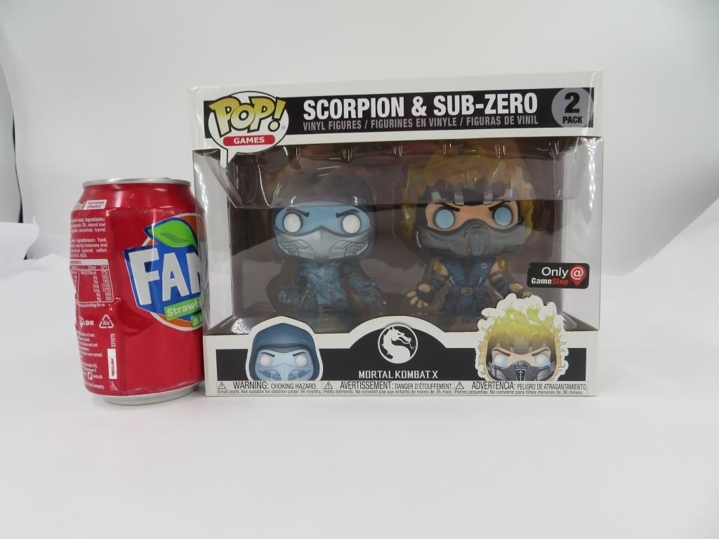 Funko Pop double Pop, Scorpion & Sub-Zero