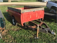 Red Tuck bed trailer