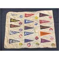 1950 American Nut Pin And Pennant Display