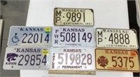 7 Kansas license plates