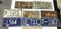 8 Kansas license plates