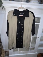 Men's Nat Nast Size Large Barber Style Shirt