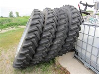 4-Titan TT49L 320-90/R50 Tires on 12 bolt Rims