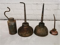 Vintage Drip-style Oil cans