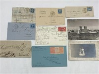 Vintage 1850-1900 Postcards and Correspondence