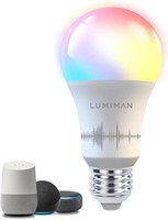LUMIMAN WiFi Smart Light Bulb A19 LED