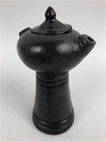Vintage 6.5 Inch Pottery Oil Lantern