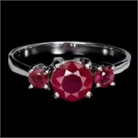 Natural Pigeon Blood Red Ruby Ring