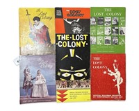 Lot (7) 1950's The Lost Colony Vintage Programs