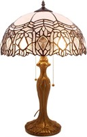 $167  WERFACTORY Tiffany Style Table Lamp White St