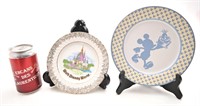 2 assiettes Walt Disney, vintages