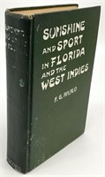 1st Ed. Antique Book Sunshine & Sport in FL