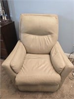 Leather like electric rocking recliner