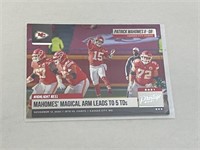 2021 Patrick Mahomes Prestige Football Card