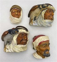Collectible Heads: Eastern Hawk, Arabs