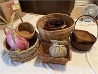 Variety of baskets