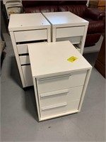 ROLLING OFFICE FILING CABINETS PRESSED WOOD